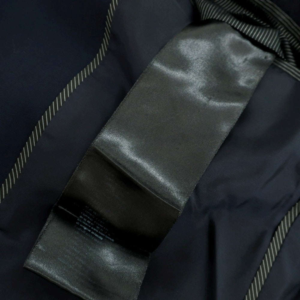 【中古】ジョルジオアルマーニ GIORGIO ARMANI ウール 2つボタンスーツ ダークネイビー【 表記なし(46位) 】【 状態ランクC 】【 メンズ 】