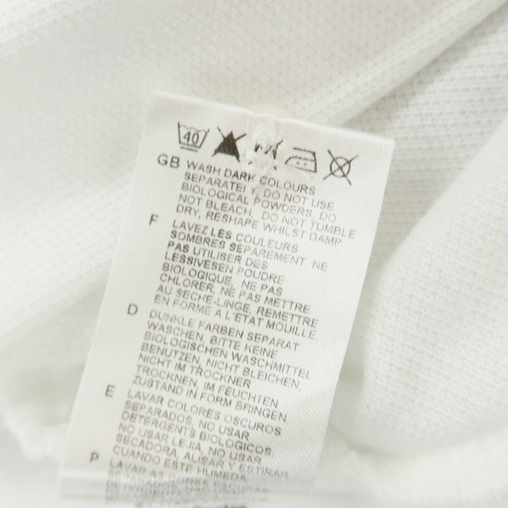 【中古】フレッドペリー FRED PERRY コットン 鹿の子 半袖ポロシャツ ホワイト【 38 】【 状態ランクC 】【 メンズ 】