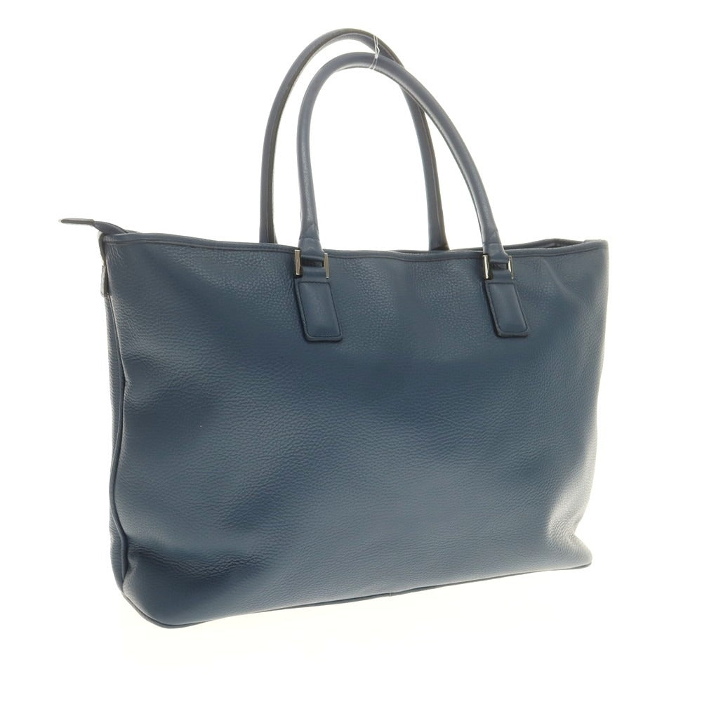 【中古】パイロット イタリア PYLOOT シュリンクレザー トートバッグ ネイビー【 状態ランクB 】【 メンズ 】
