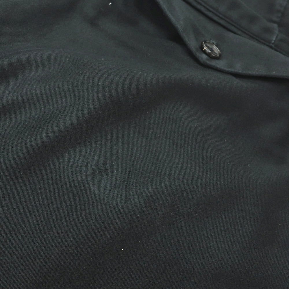 【中古】トゥモローランド TOMORROWLAND コットン カジュアルスラックスパンツ ブラック【 XS 】【 状態ランクC 】【 メンズ 】