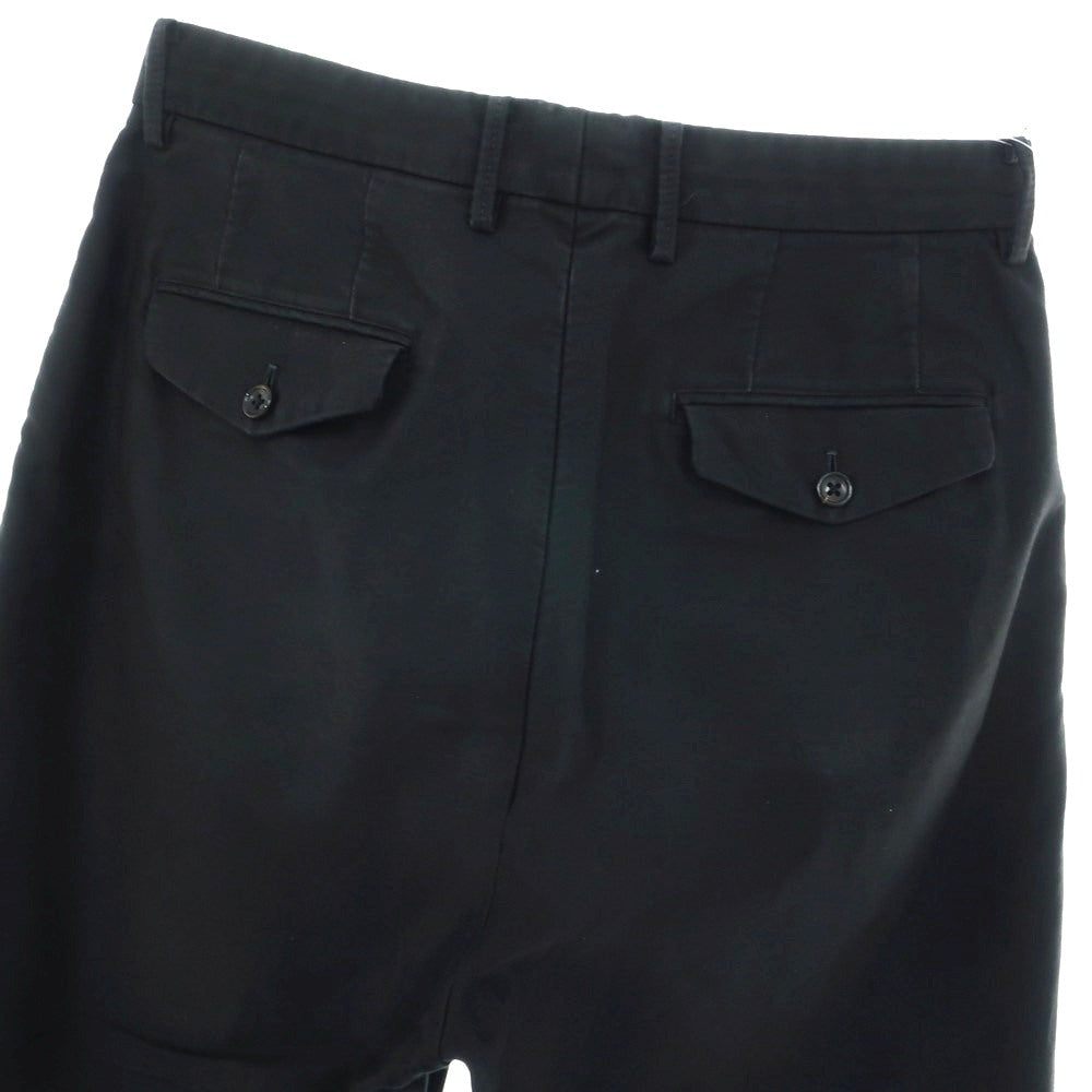 【中古】トゥモローランド TOMORROWLAND コットン カジュアルスラックスパンツ ブラック【 XS 】【 状態ランクC 】【 メンズ 】