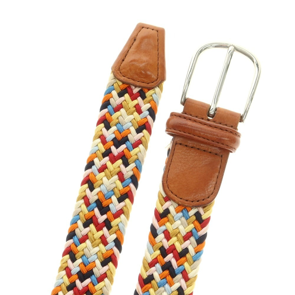 【中古】アンダーソンズ Andersons エラスティックメッシュ ベルト マルチカラー【 M 】【 状態ランクB 】【 メンズ 】