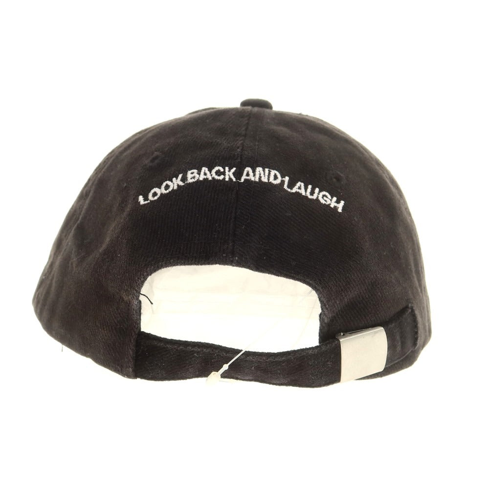 【中古】ルックバックアンドラフ Look Back and Laugh コットン BBキャップ ブラック【 状態ランクC 】【 メンズ 】