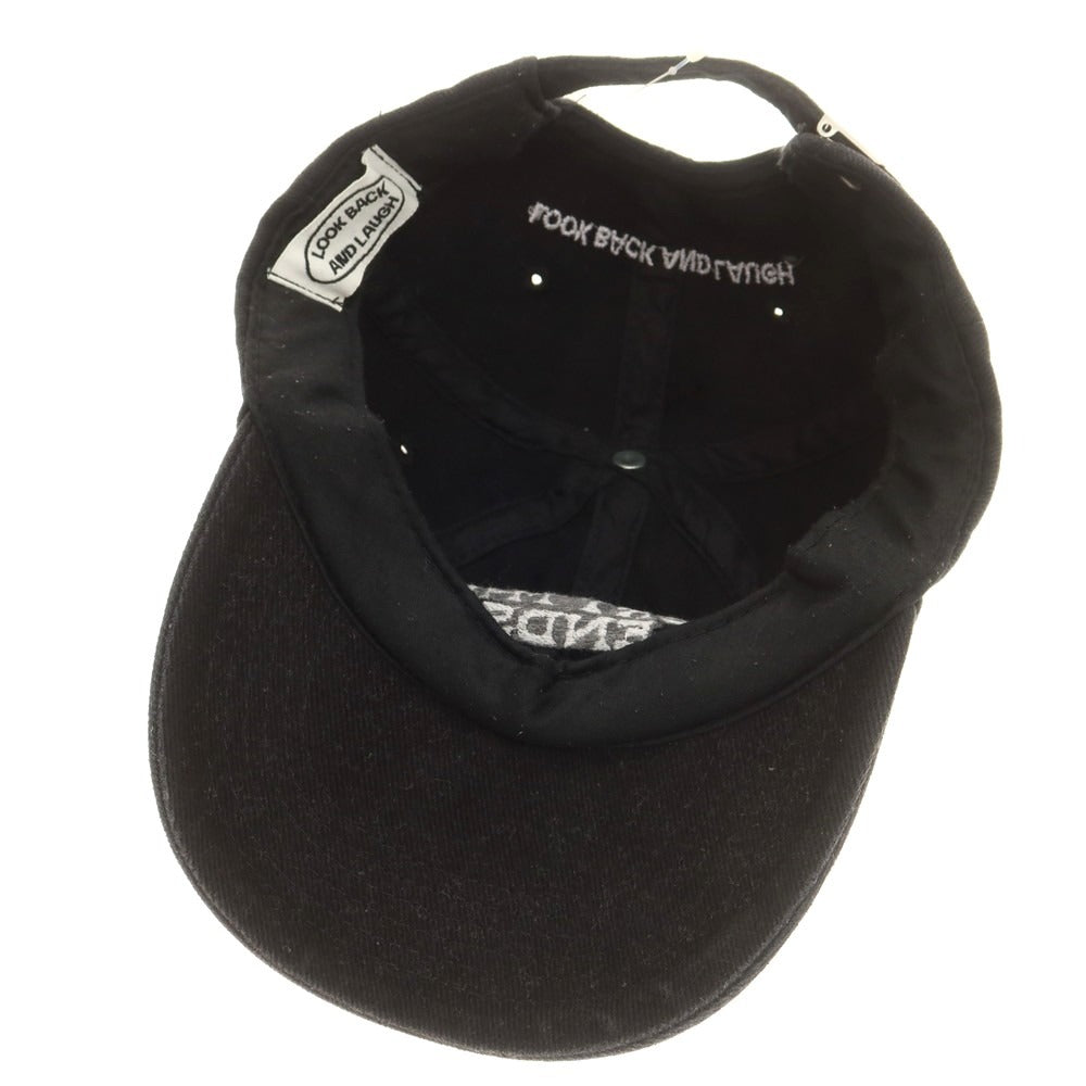 【中古】ルックバックアンドラフ Look Back and Laugh コットン BBキャップ ブラック【 状態ランクC 】【 メンズ 】