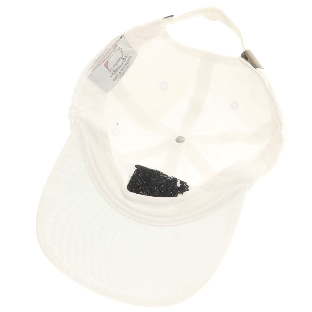 【中古】ウォームアンドワンダフル Warm & Wonderful コットン BBキャップ ホワイト【 状態ランクC 】【 メンズ 】