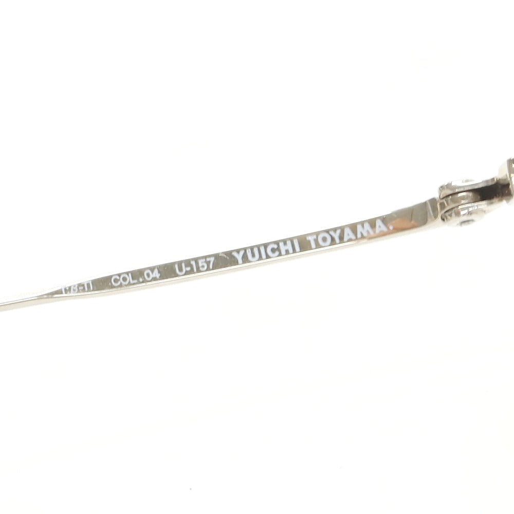 【中古】ユウイチ トヤマ YUICHI TOYAMA U-157 Mies チタン サングラス シルバー【 44□22 145 】【 状態ランクB 】【 メンズ 】