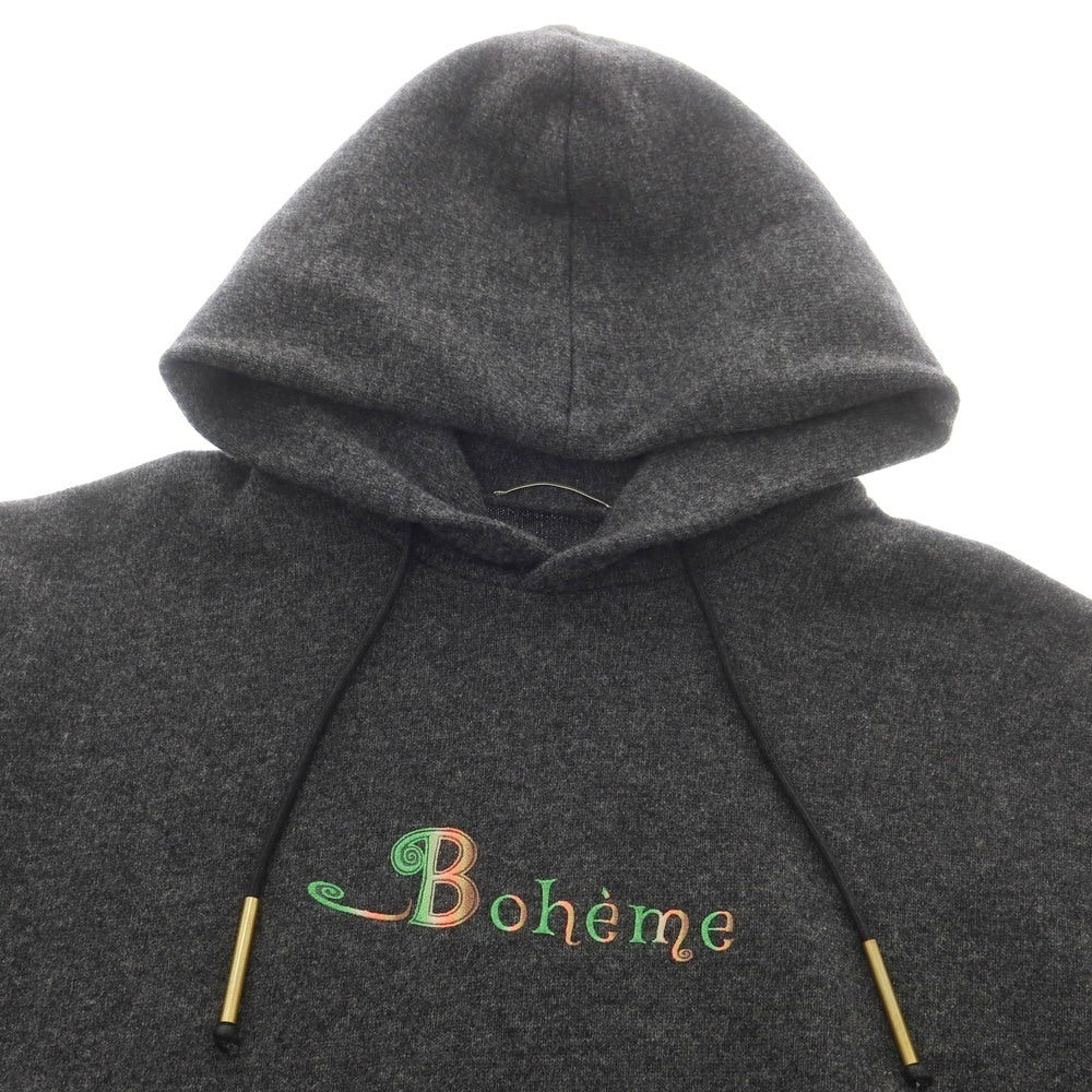 【中古】マンド Mando ウールカシミヤ プルオーバー ニット パーカー チャコール【 1 】【 状態ランクA 】【 メンズ 】