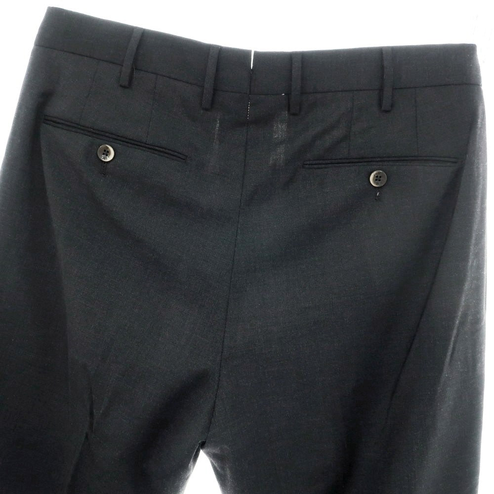 【中古】ピーティートリノ PT TORINO TECHNO WASHABLE WOOL ストレッチ ポリエステルウール ドレススラックスパンツ チャコール【 48 】【 状態ランクB 】【 メンズ 】