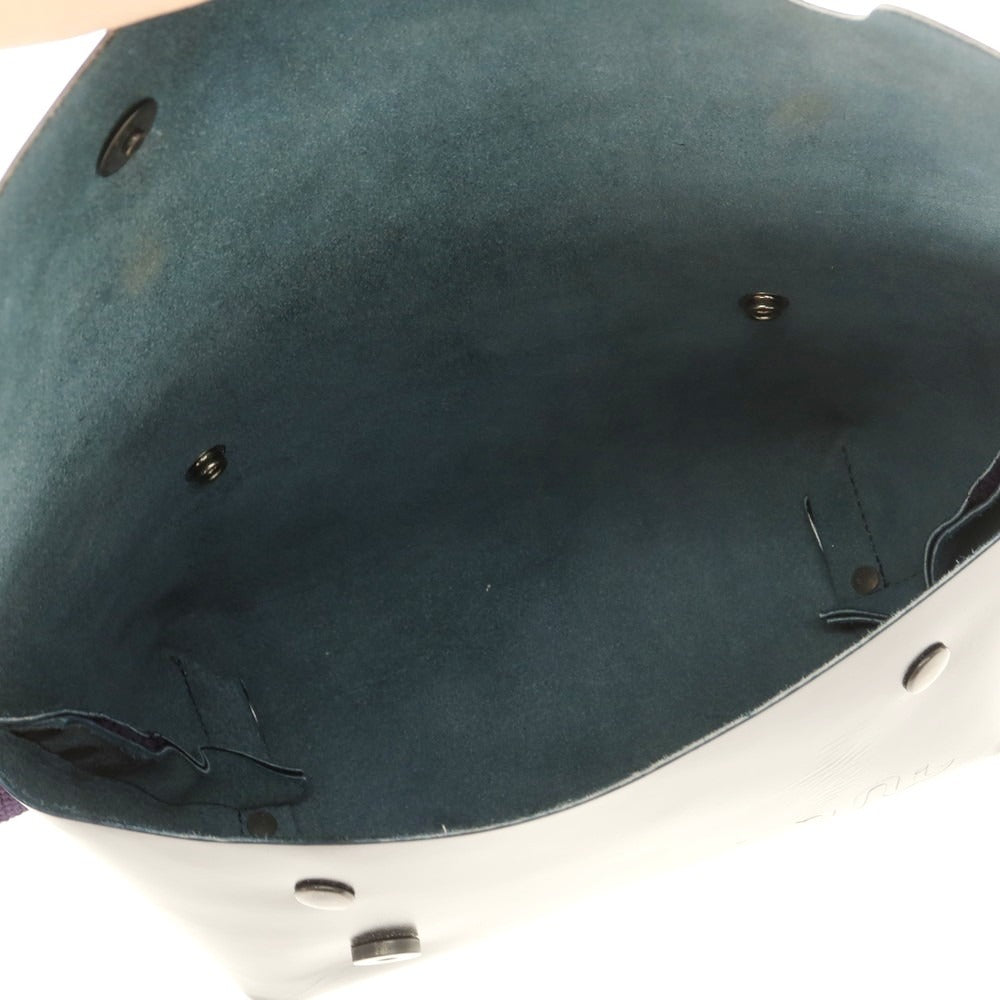 【中古】ユニアンドコー Uni&co レザー ショルダーバッグ ブラック【 状態ランクB 】【 メンズ 】