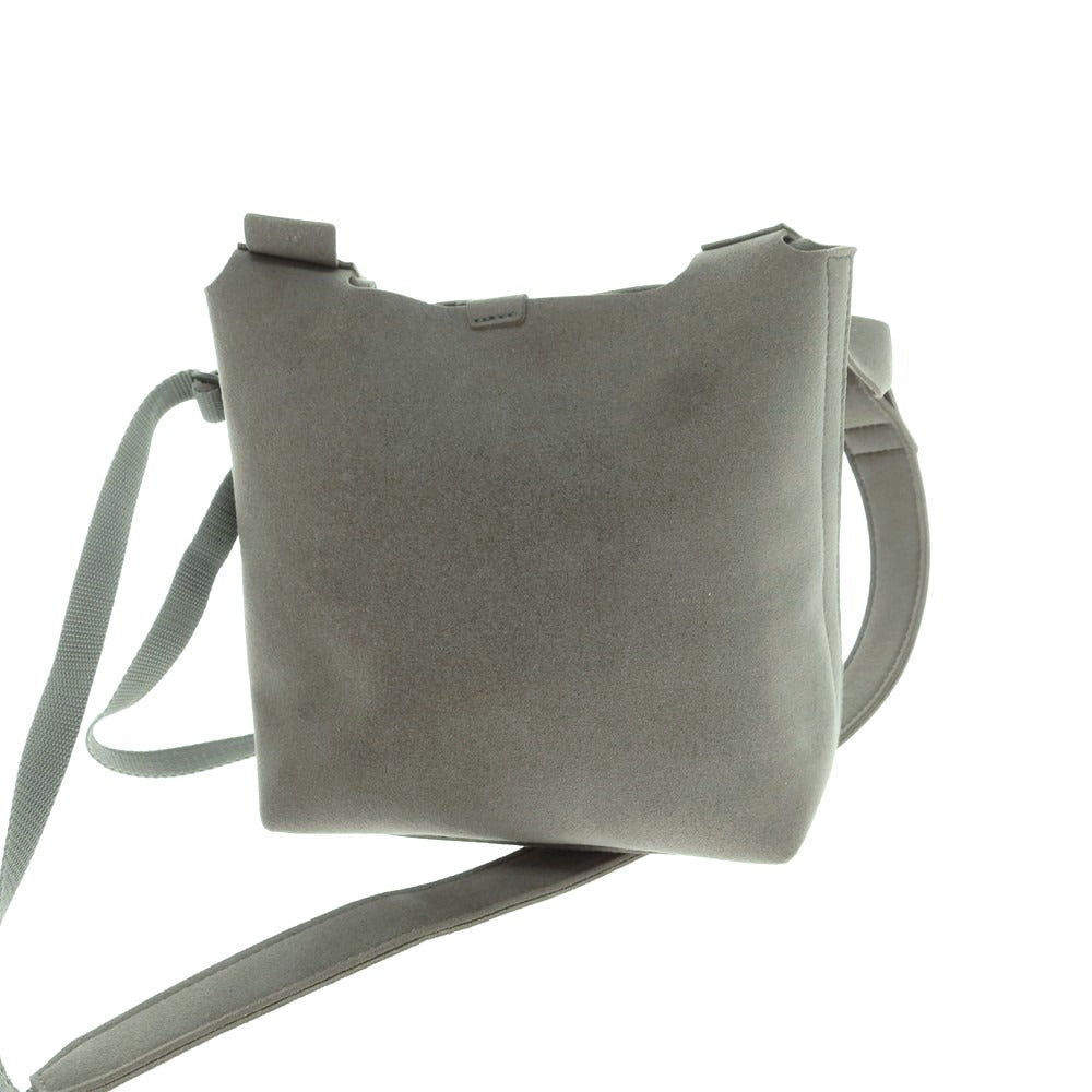 【中古】ザッツ zattu YONAS マイクロファイバースエード ショルダーバッグ セージ系【 状態ランクA 】【 メンズ 】