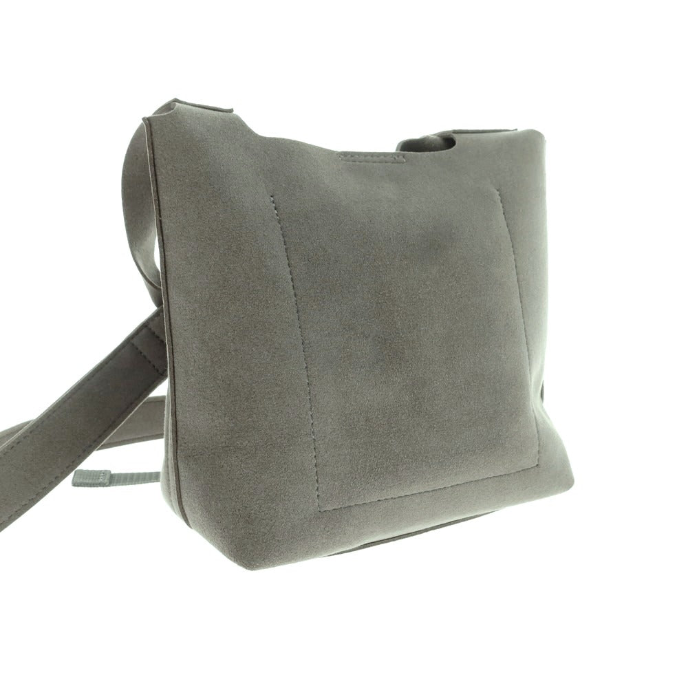 【中古】ザッツ zattu YONAS マイクロファイバースエード ショルダーバッグ セージ系【 状態ランクA 】【 メンズ 】
