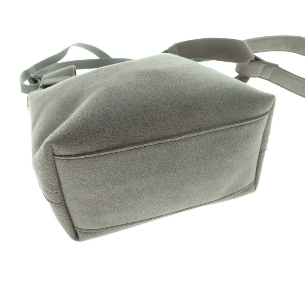 【中古】ザッツ zattu YONAS マイクロファイバースエード ショルダーバッグ セージ系【 状態ランクA 】【 メンズ 】