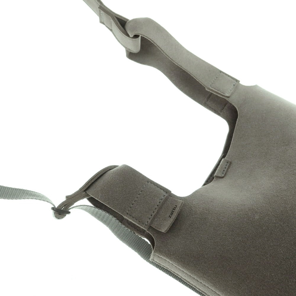 【中古】ザッツ zattu YONAS マイクロファイバースエード ショルダーバッグ セージ系【 状態ランクA 】【 メンズ 】