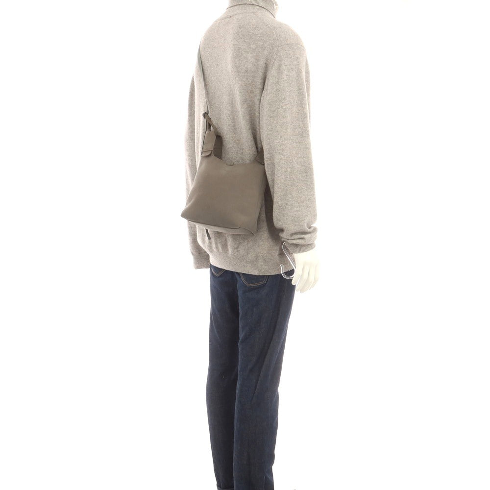 【中古】ザッツ zattu YONAS マイクロファイバースエード ショルダーバッグ セージ系【 状態ランクA 】【 メンズ 】