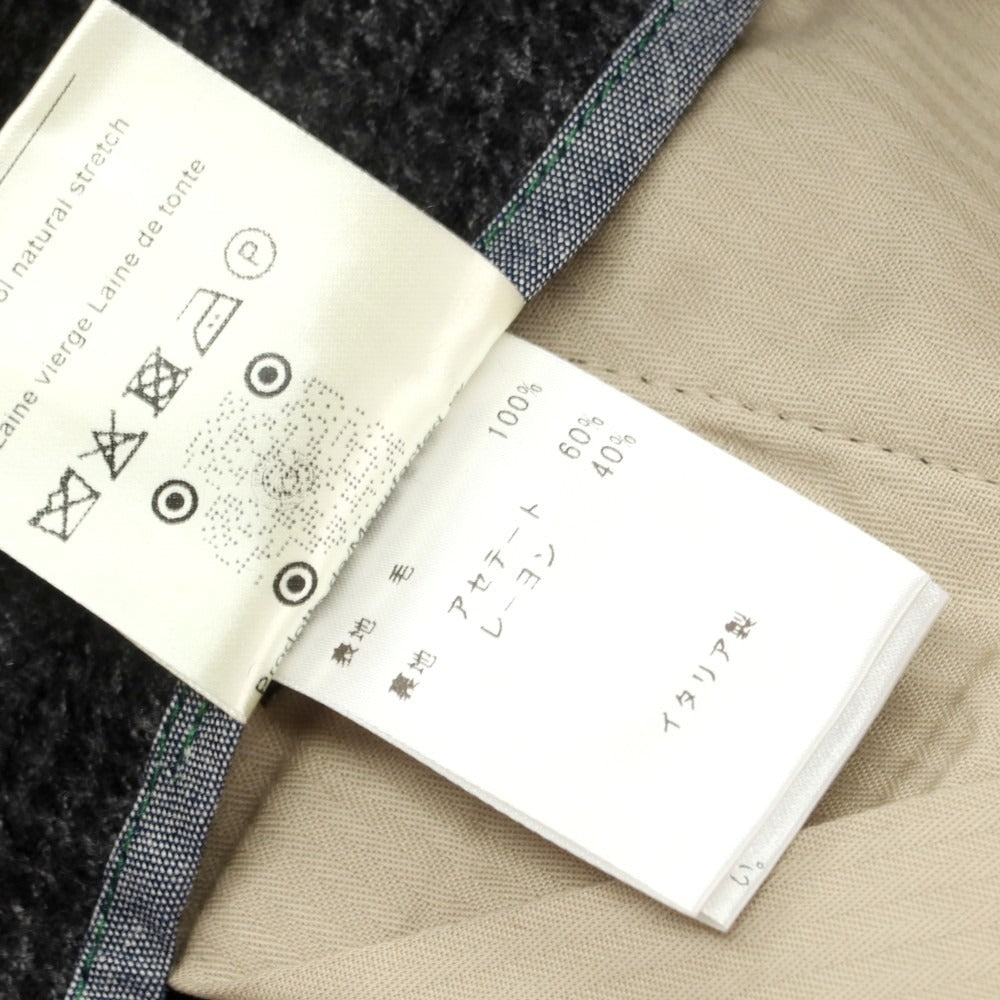 【中古】ベルウィッチ BERWICH ウール イージースラックスパンツ ダークグレー【 46 】【 状態ランクA 】【 メンズ 】