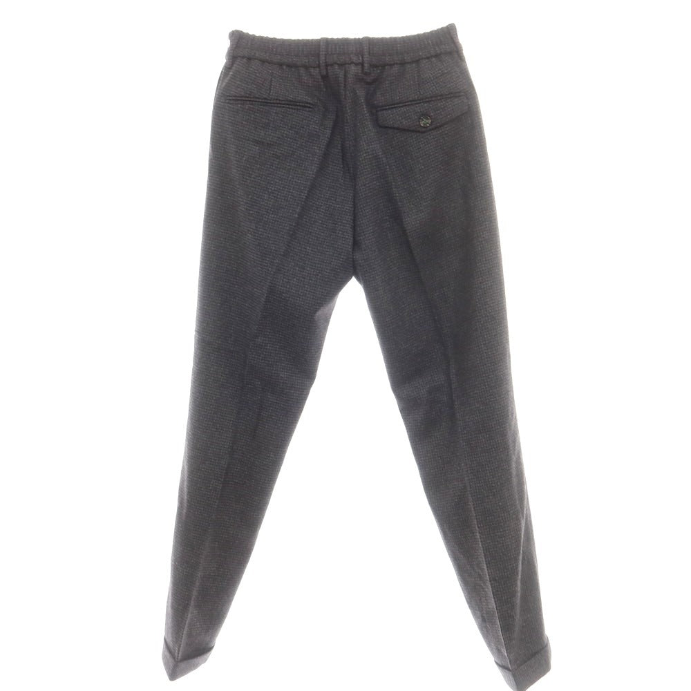 【中古】ベルウィッチ BERWICH ウール イージースラックスパンツ ダークグレー【 46 】【 状態ランクA 】【 メンズ 】