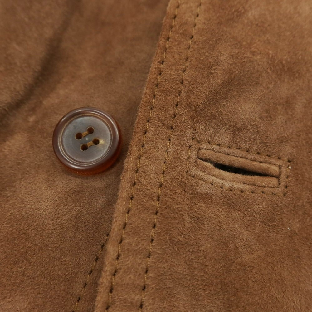 【中古】ヴァルスタリーノ VALSTARINO ゴートスキンスエード ヴァルスタリーノブルゾン ブラウン【 46 】【 状態ランクB 】【 メンズ 】