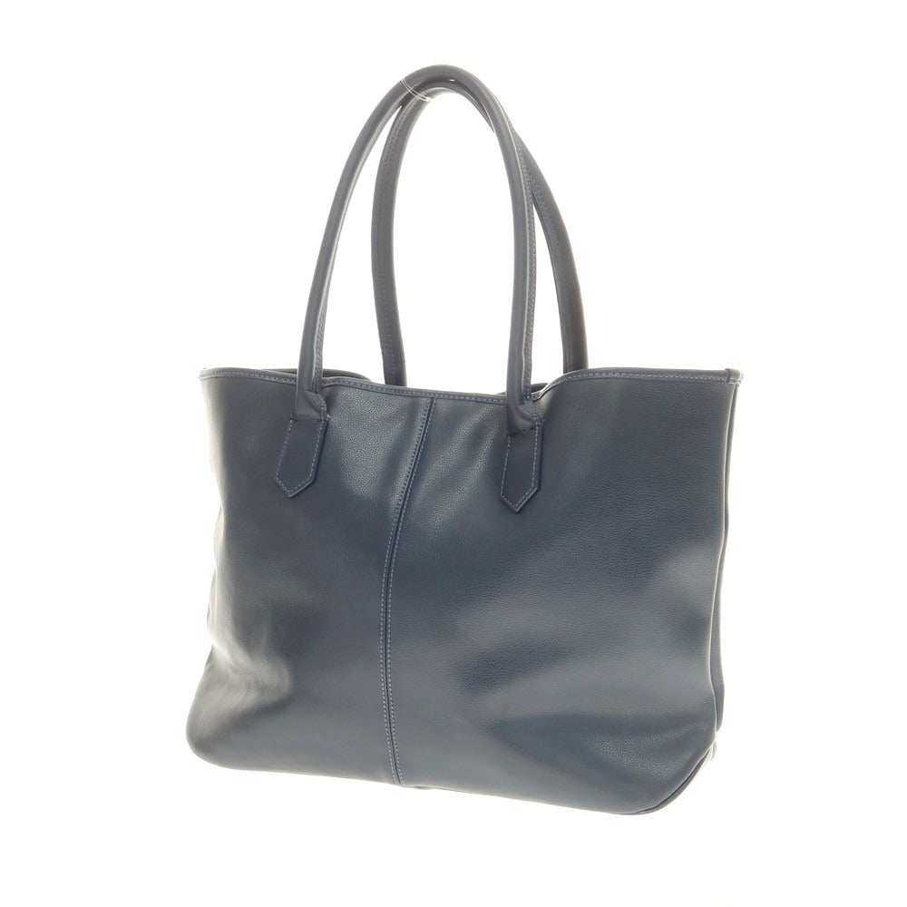 【中古】エディフィス EDIFICE トートバッグ ネイビー【 状態ランクD 】【 メンズ 】