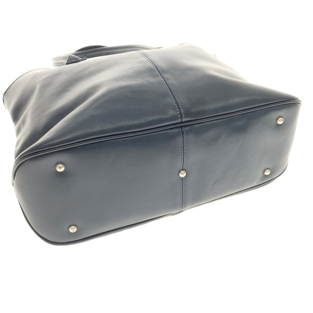 【中古】エディフィス EDIFICE トートバッグ ネイビー【 状態ランクD 】【 メンズ 】