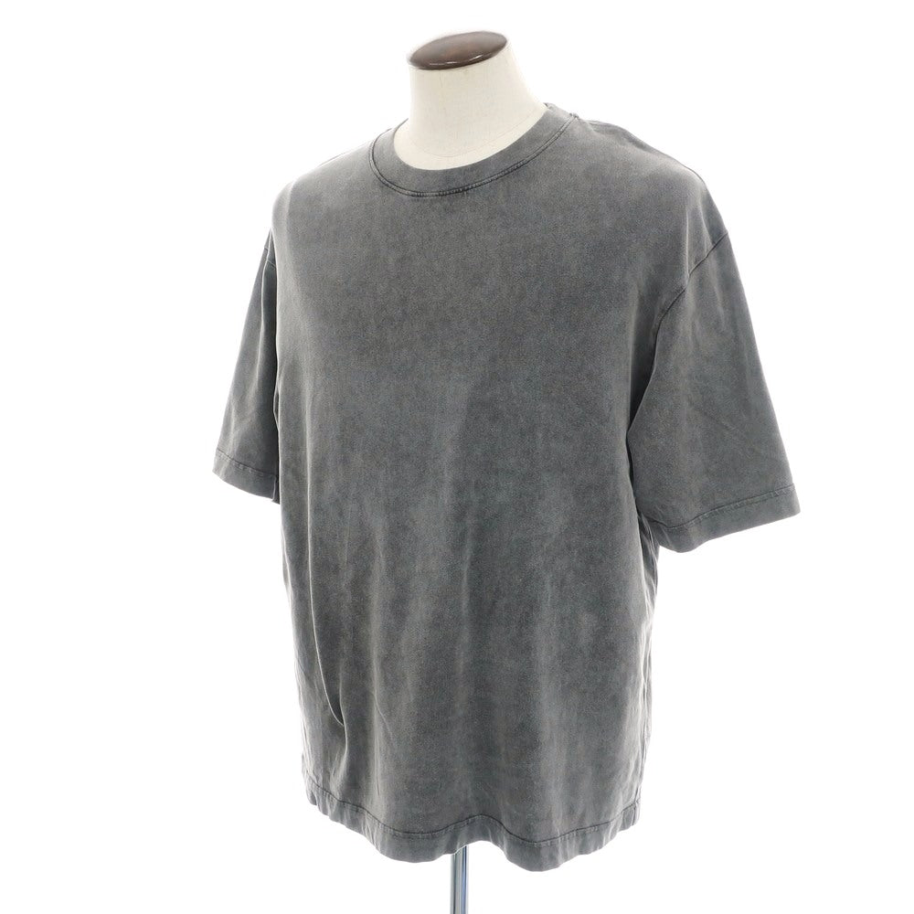 【中古】アクネストゥディオズ ACNE STUDIOS 2025年春夏 コットン クルーネック 半袖Tシャツ フェイテッドブラック【 XL 】【 状態ランクB 】【 メンズ 】