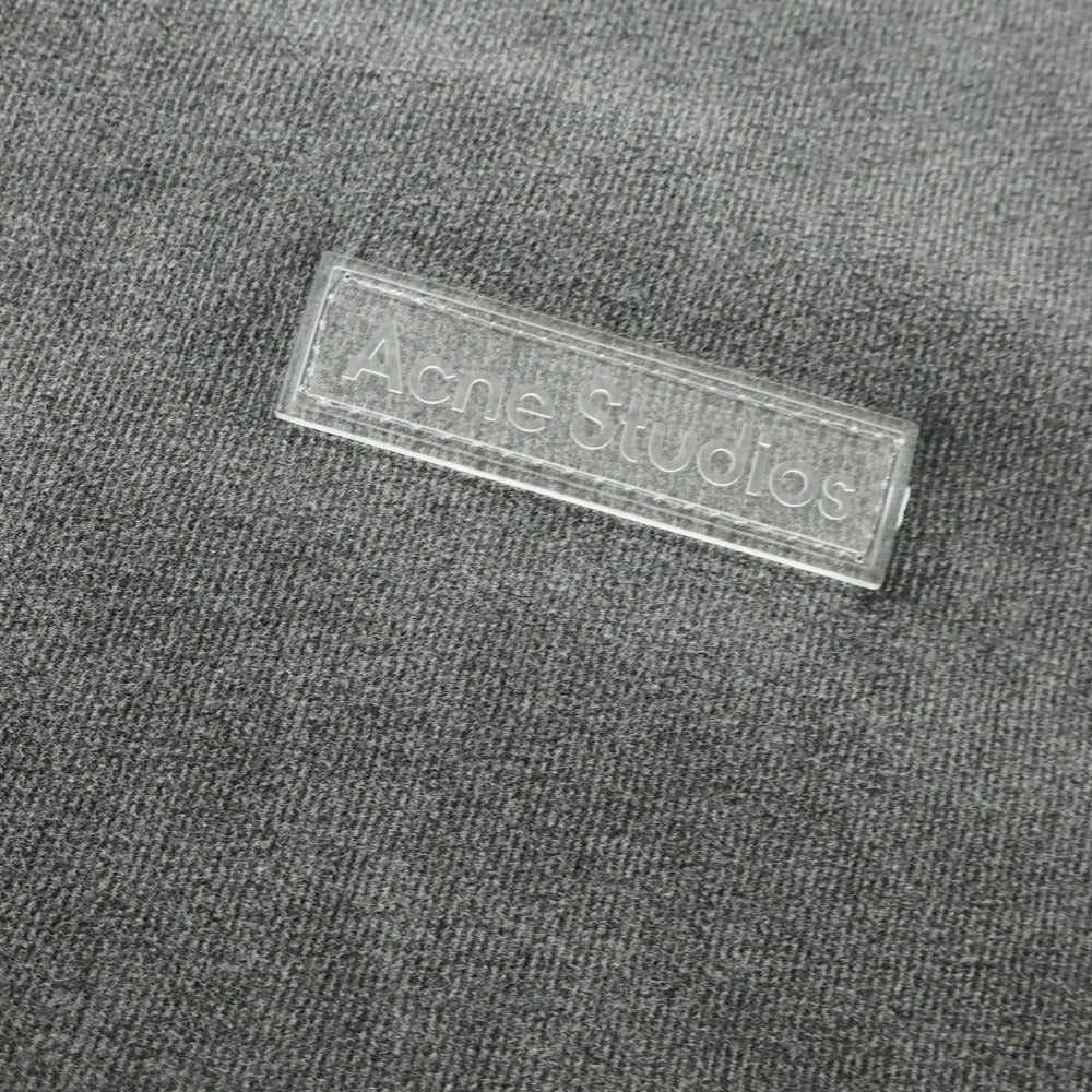 【中古】アクネストゥディオズ ACNE STUDIOS 2025年春夏 コットン クルーネック 半袖Tシャツ フェイテッドブラック【 XL 】【 状態ランクB 】【 メンズ 】