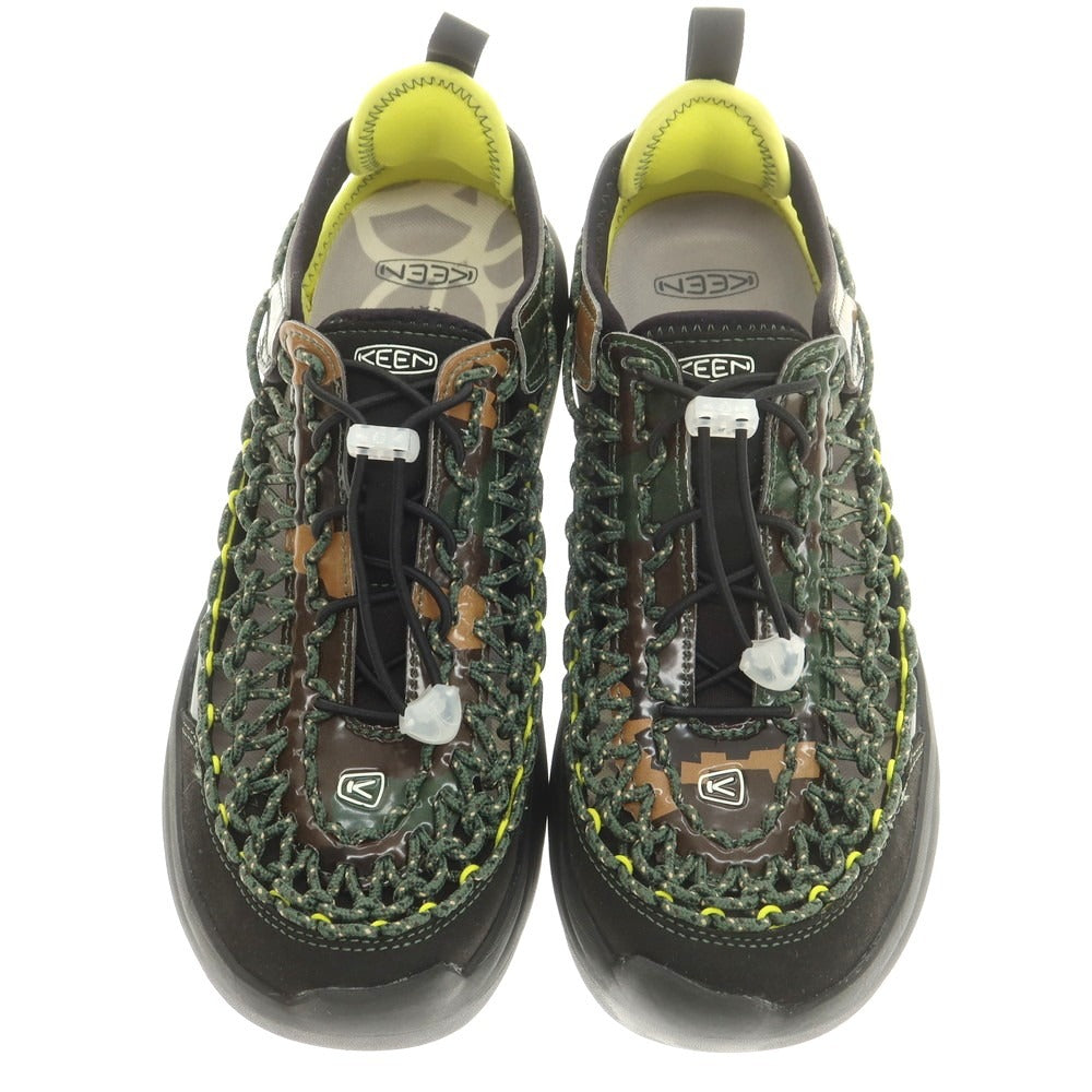 【中古】【未使用】エフエーエフ FAF × KEEN 2025年春夏 UNEEK WK サンダル グリーン【 27 】【 状態ランクS 】【 メンズ 】