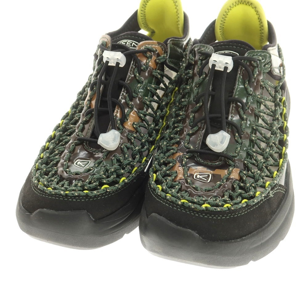 【中古】【未使用】エフエーエフ FAF × KEEN 2025年春夏 UNEEK WK サンダル グリーン【 27 】【 状態ランクS 】【 メンズ 】