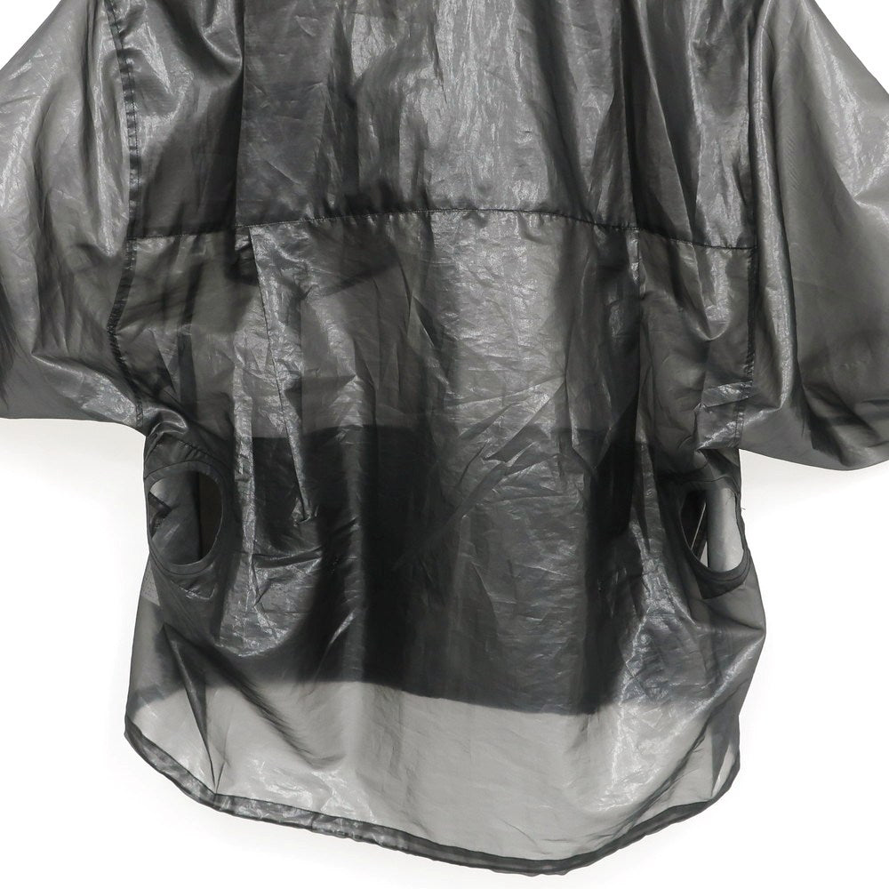 【中古】【未使用】アンリアレイジ ANREALAGE 2025年春夏 WINDPROOF ORGANDY SHIRTS ポリエステル カジュアルシャツ ブラック【 46 】【 状態ランクS 】【 メンズ 】