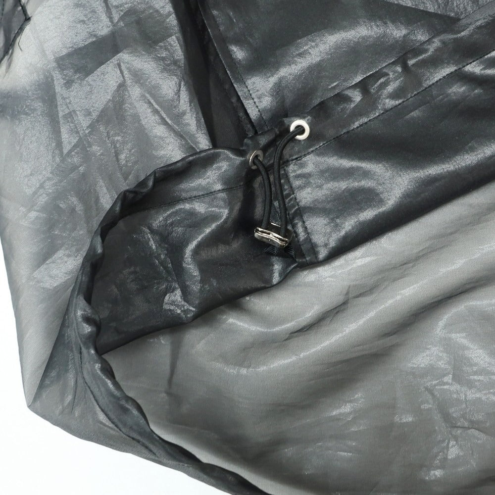 【中古】【未使用】アンリアレイジ ANREALAGE 2025年春夏 WINDPROOF ORGANDY SHIRTS ポリエステル カジュアルシャツ ブラック【 46 】【 状態ランクS 】【 メンズ 】