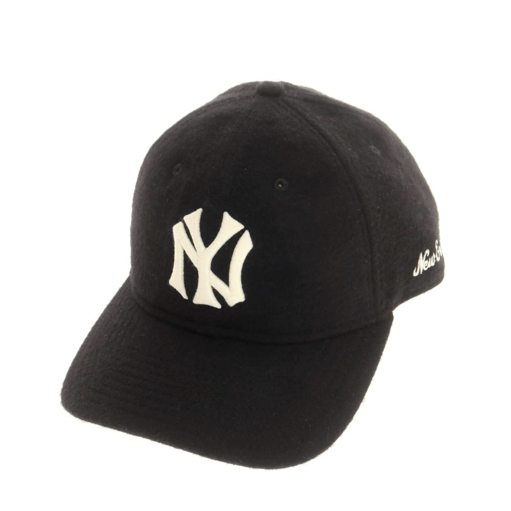 【中古】ラルフローレン パープルレーベル RalphLauren Collection Purple Label × NEW ERA カシミヤ キャップ ブラック【 7 3/8 】【 状態ランクA 】【 メンズ 】