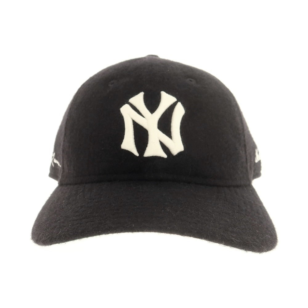 【中古】ラルフローレン パープルレーベル RalphLauren Collection Purple Label × NEW ERA カシミヤ キャップ ブラック【 7 3/8 】【 状態ランクA 】【 メンズ 】