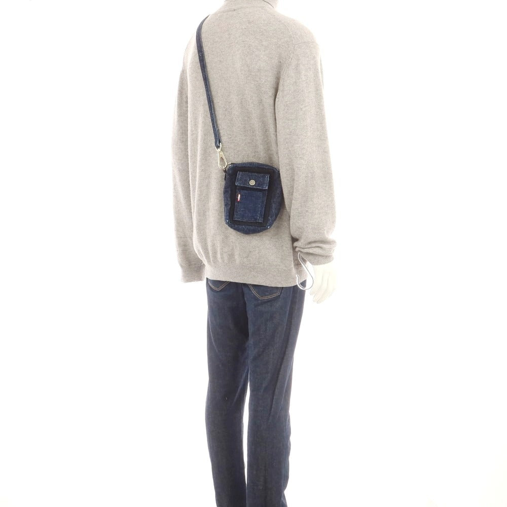 【中古】サムライ ジーンズ SAMURAI JEANS インディゴデニム ミニ ショルダーバッグ ネイビー【 状態ランクB 】【 メンズ 】