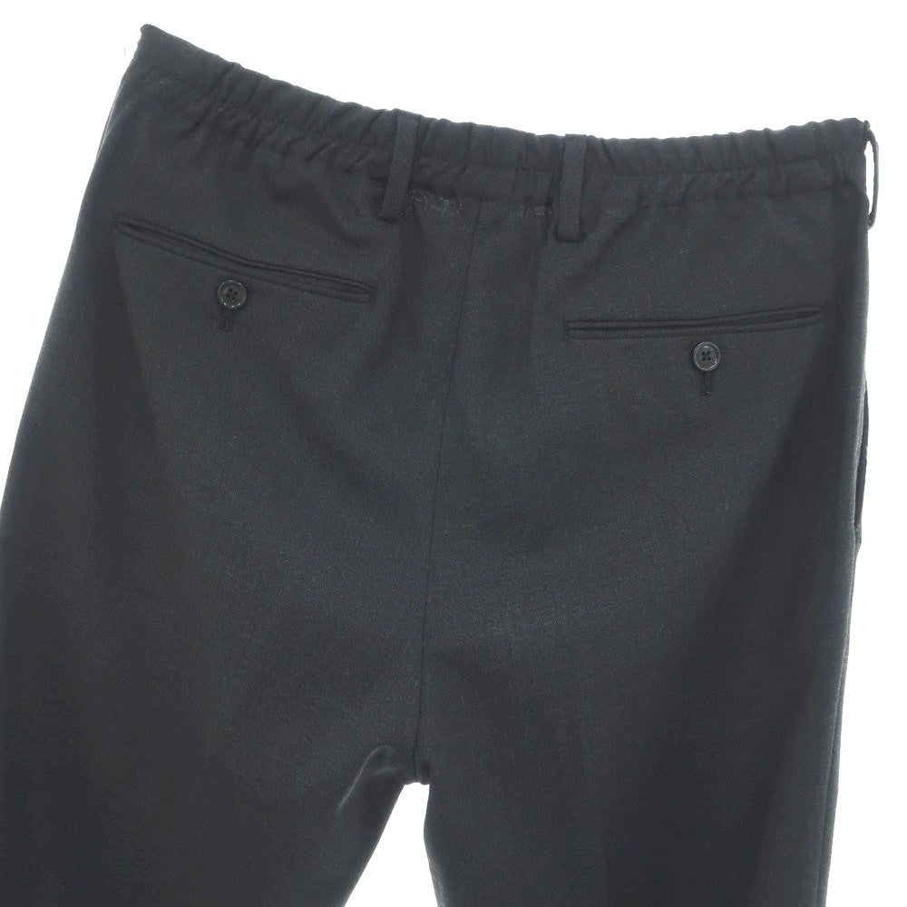 【中古】ラルディーニ LARDINI ストレッチ ポリエステルウール イージースラックスパンツ チャコール【 48 】【 状態ランクD 】【 メンズ 】