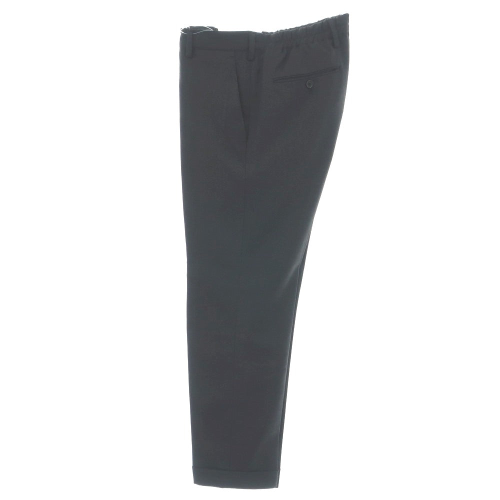 【中古】ラルディーニ LARDINI ストレッチ ポリエステルウール イージースラックスパンツ チャコール【 48 】【 状態ランクD 】【 メンズ 】
