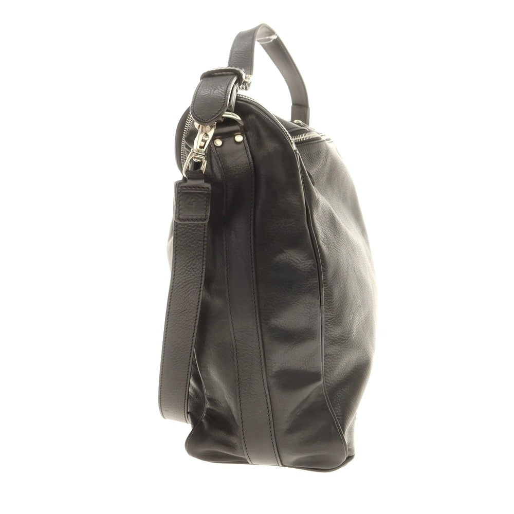 【中古】フェリージ Felisi 12-36 レザー ショルダーバッグ ブラック【 状態ランクB 】【 メンズ 】