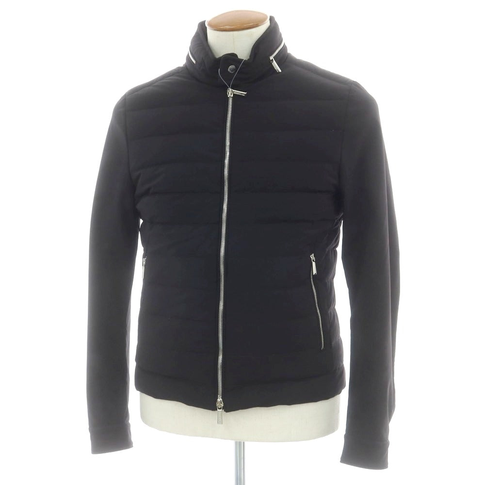 【中古】ムーレー MOORER FILIPPO ストレッチナイロン ダウンジャケット ブラック【 46 】【 状態ランクB 】【 メンズ 】