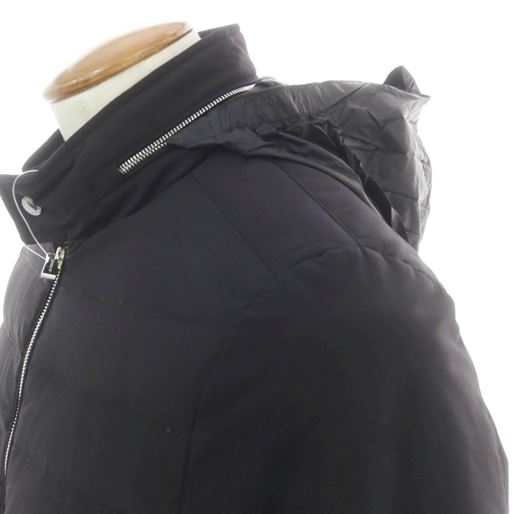 【中古】ムーレー MOORER FILIPPO ストレッチナイロン ダウンジャケット ブラック【 46 】【 状態ランクB 】【 メンズ 】