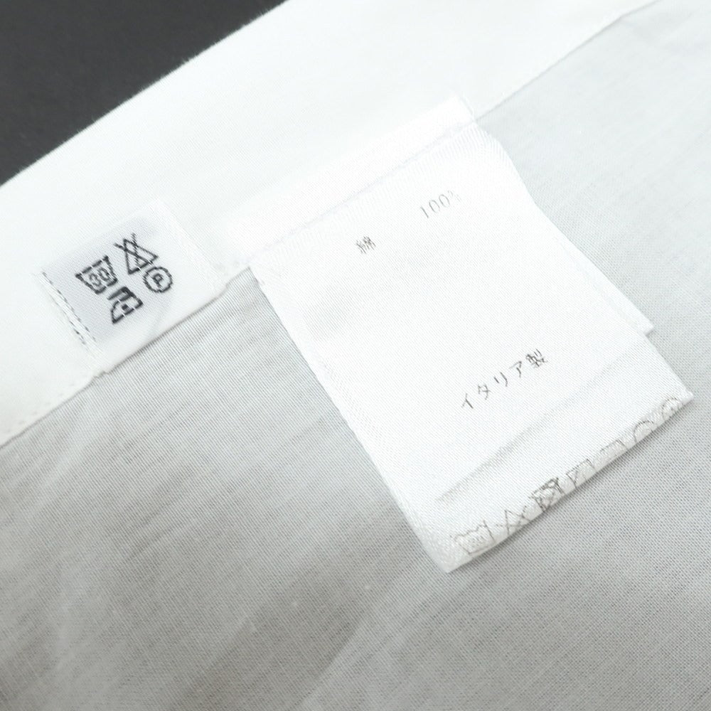 【中古】フィナモレ Finamore コットン セミワイドカラー ドレスシャツ ホワイト【 S 】【 状態ランクB 】【 メンズ 】