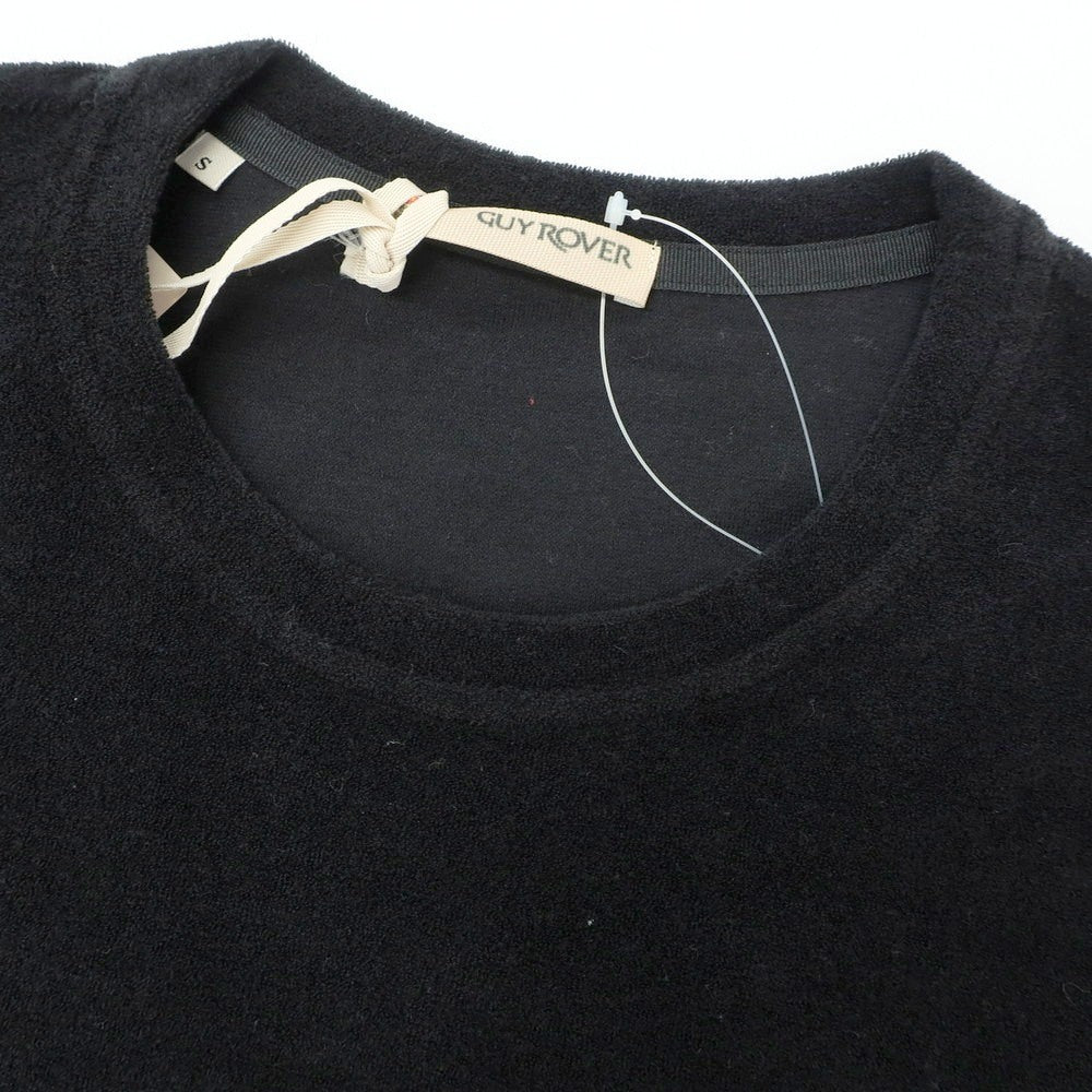 【中古】ギローバー GUY ROVER コットン パイル クルーネック ポケット 半袖Tシャツ ブラック【 S 】【 状態ランクA 】【 メンズ 】