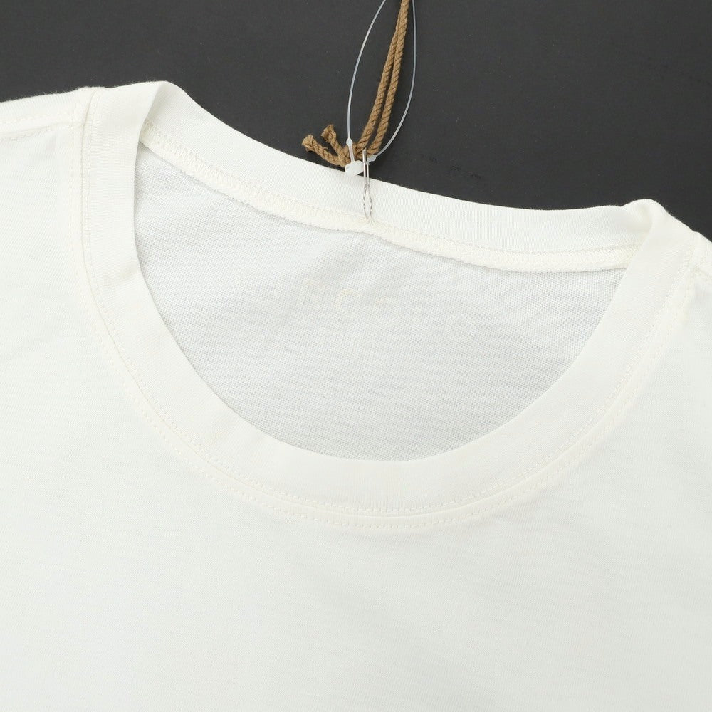 【中古】チルコロ1901 CIRCOLO 1901 コットン クルーネック ポケット 半袖Tシャツ ホワイト【 S 】【 状態ランクB 】【 メンズ 】