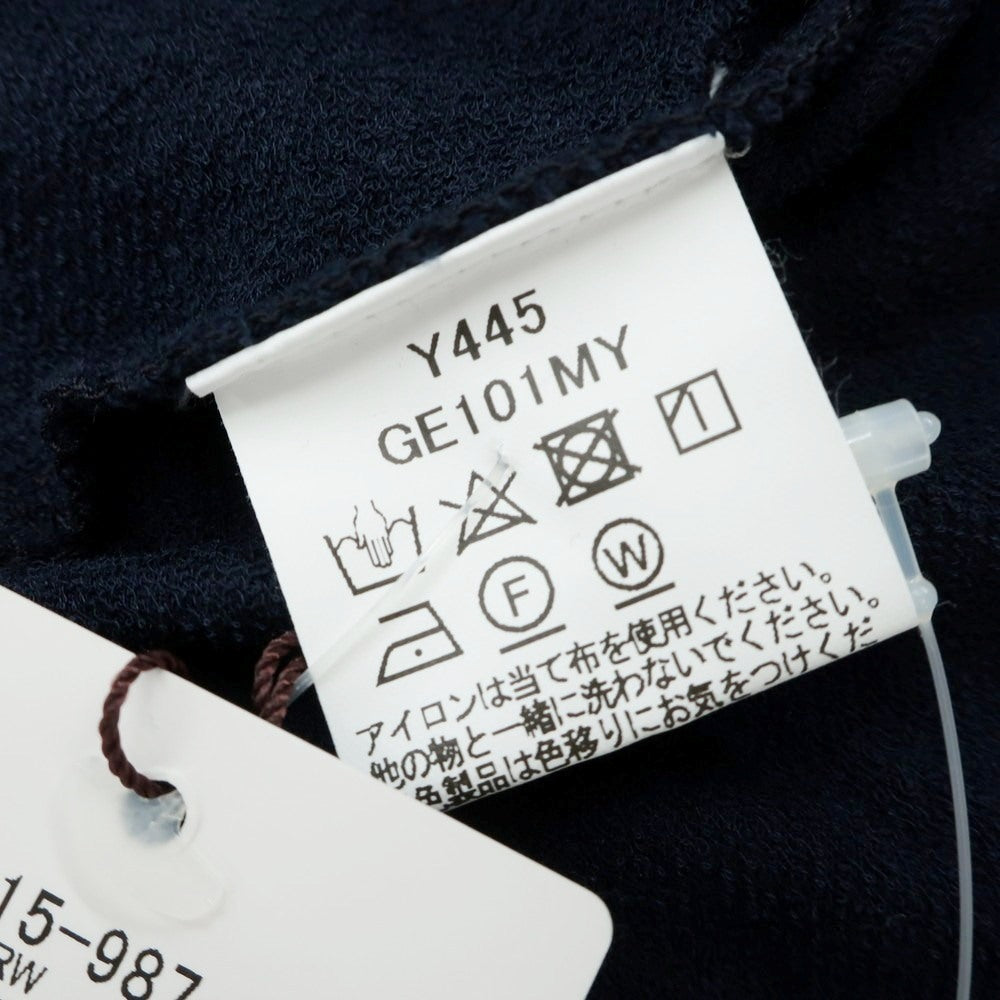 【中古】【未使用】スリードッツ three dots BEAMS別注 コットン クルーネック 半袖Tシャツ ネイビー【 S 】【 状態ランクS 】【 メンズ 】