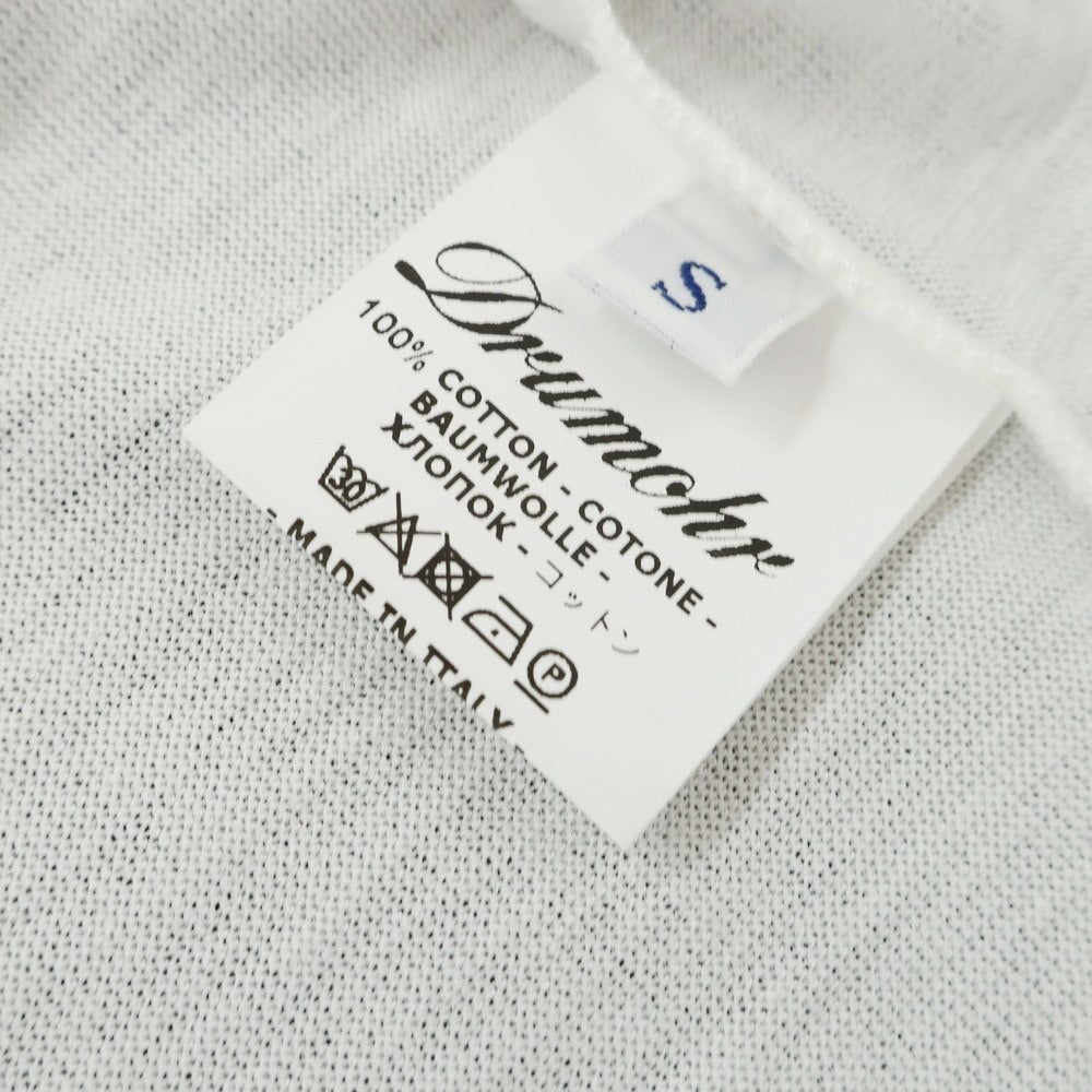 【中古】【未使用】ドルモア DRUMOHR コットン Uネック タンクトップ ホワイト【 S 】【 状態ランクS 】【 メンズ 】