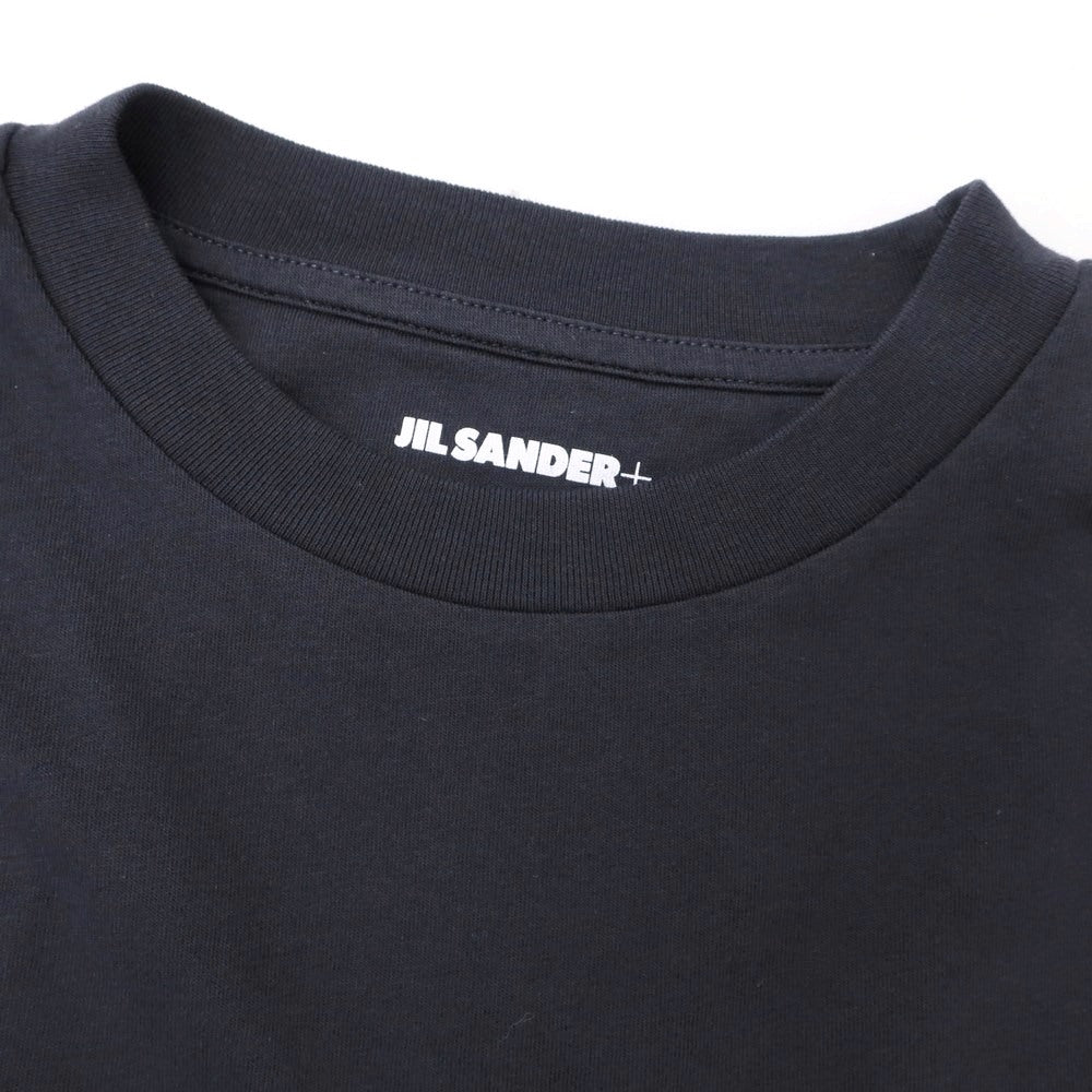 【中古】ジルサンダー JIL SANDER 3枚セット オーガニックコットン クルーネック 長袖Tシャツ グレイッシュネイビー系【 S 】【 状態ランクB 】【 メンズ 】