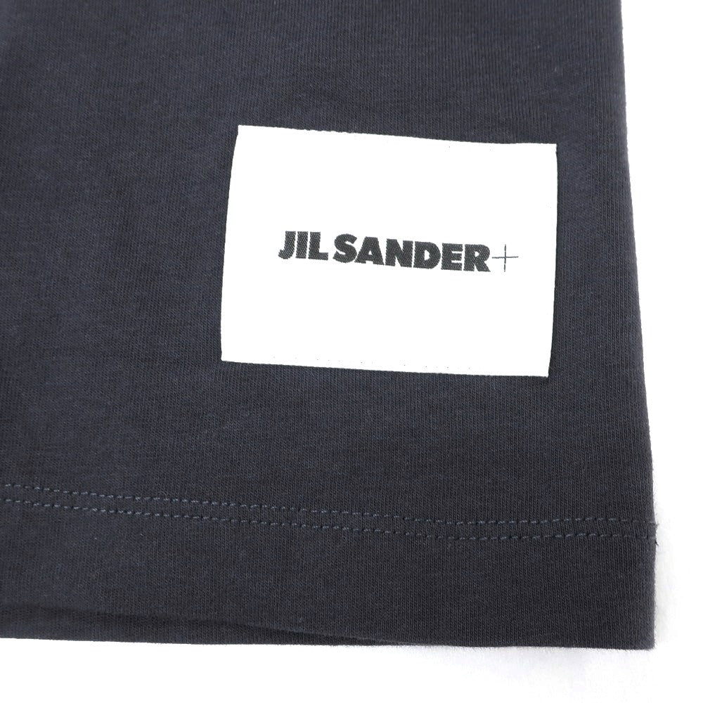 【中古】ジルサンダー JIL SANDER 3枚セット オーガニックコットン クルーネック 長袖Tシャツ グレイッシュネイビー系【 S 】【 状態ランクB 】【 メンズ 】