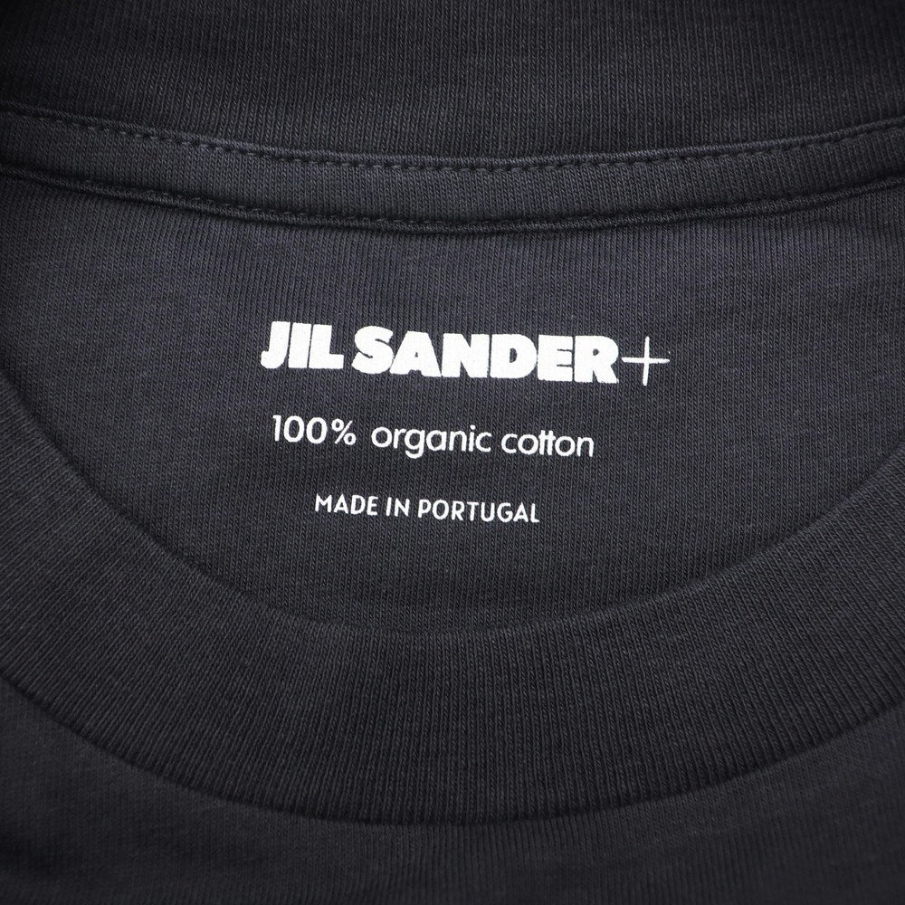 【中古】ジルサンダー JIL SANDER 3枚セット オーガニックコットン クルーネック 長袖Tシャツ グレイッシュネイビー系【 S 】【 状態ランクB 】【 メンズ 】