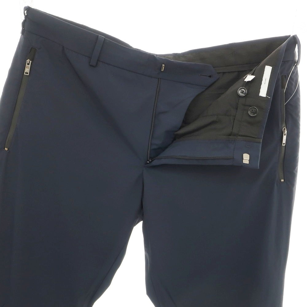 【中古】ピーティートリノ PT TORINO LAMDA ストレッチ ナイロン カジュアルスラックスパンツ ネイビー【 54 】【 状態ランクB 】【 メンズ 】