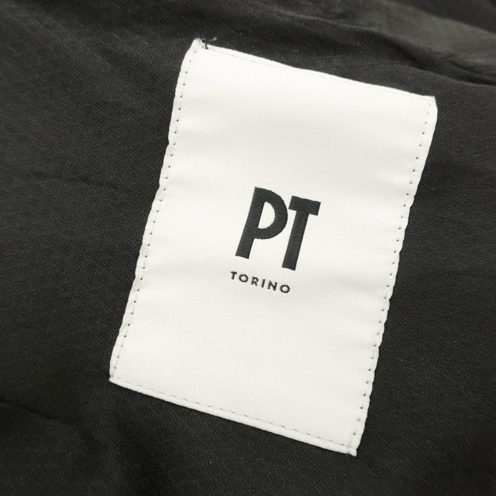 【中古】ピーティートリノ PT TORINO LAMDA ストレッチ ナイロン カジュアルスラックスパンツ ネイビー【 54 】【 状態ランクB 】【 メンズ 】