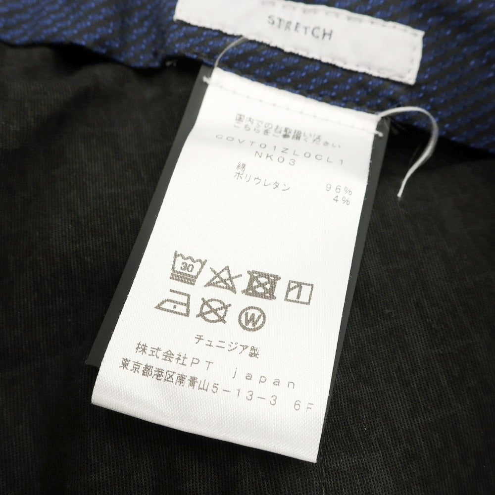 【中古】ピーティートリノ PT TORINO ストレッチ コットン カーゴパンツ ブラック【 44 】【 状態ランクB 】【 メンズ 】