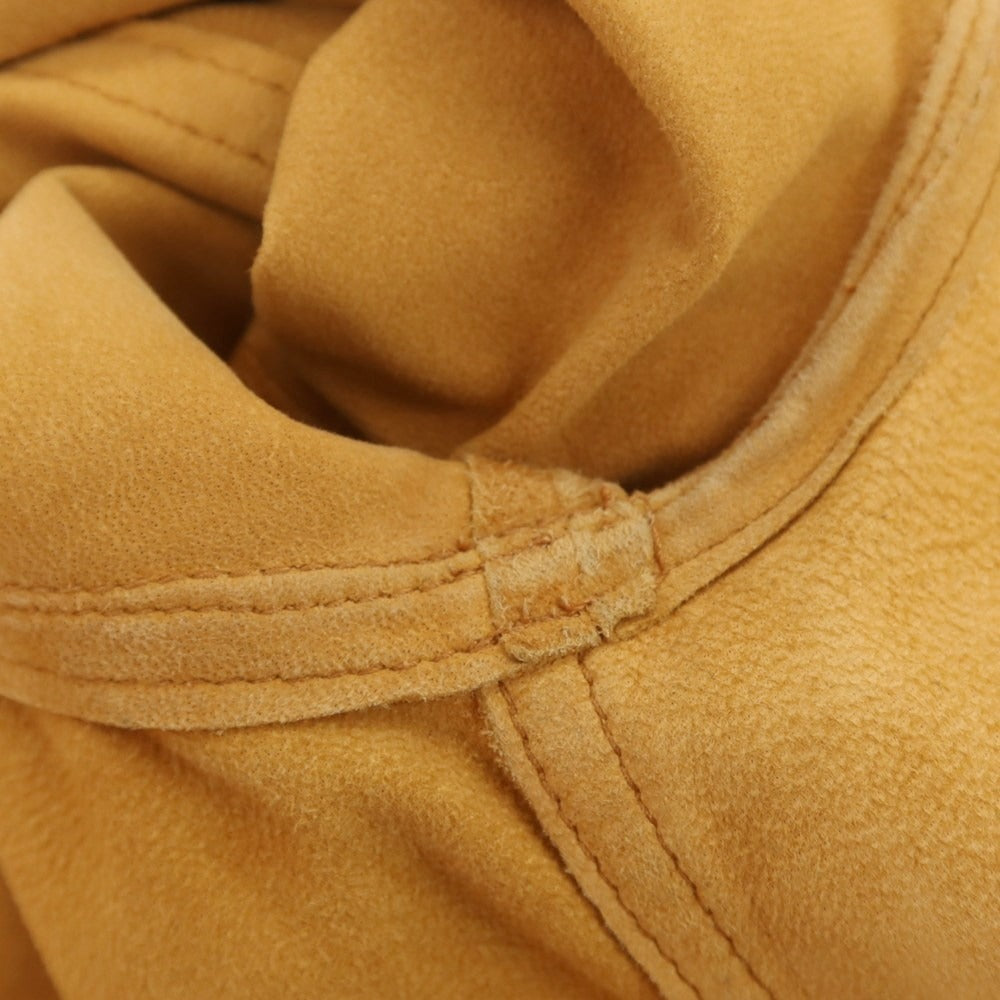 【中古】ハバノス HABANOS シープスエード レザーブルゾン キャメルオレンジ系【 M 】【 状態ランクC 】【 メンズ 】