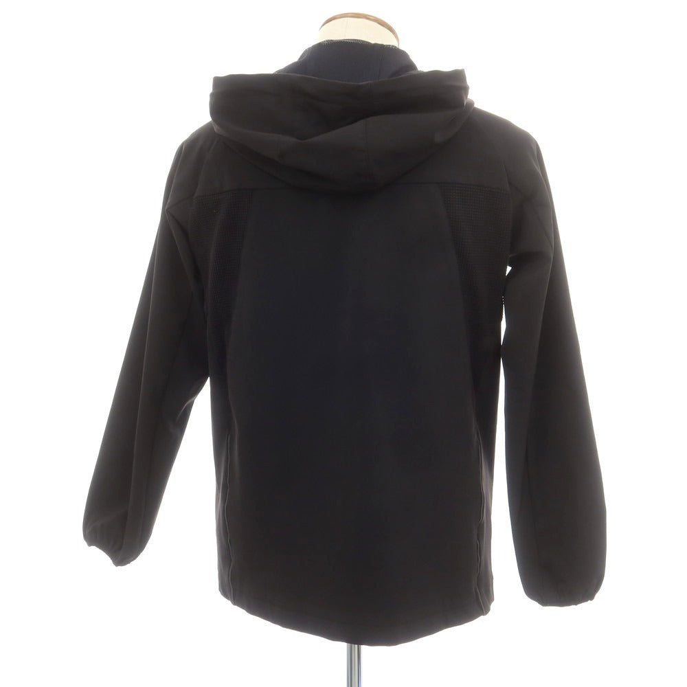 【中古】エイチアイピーバイ ソリード H.I.P. by SOLIDO ストレッチ ナイロン ダブルジップ フーデッドブルゾン ブラック【 2 】【 状態ランクB 】【 メンズ 】